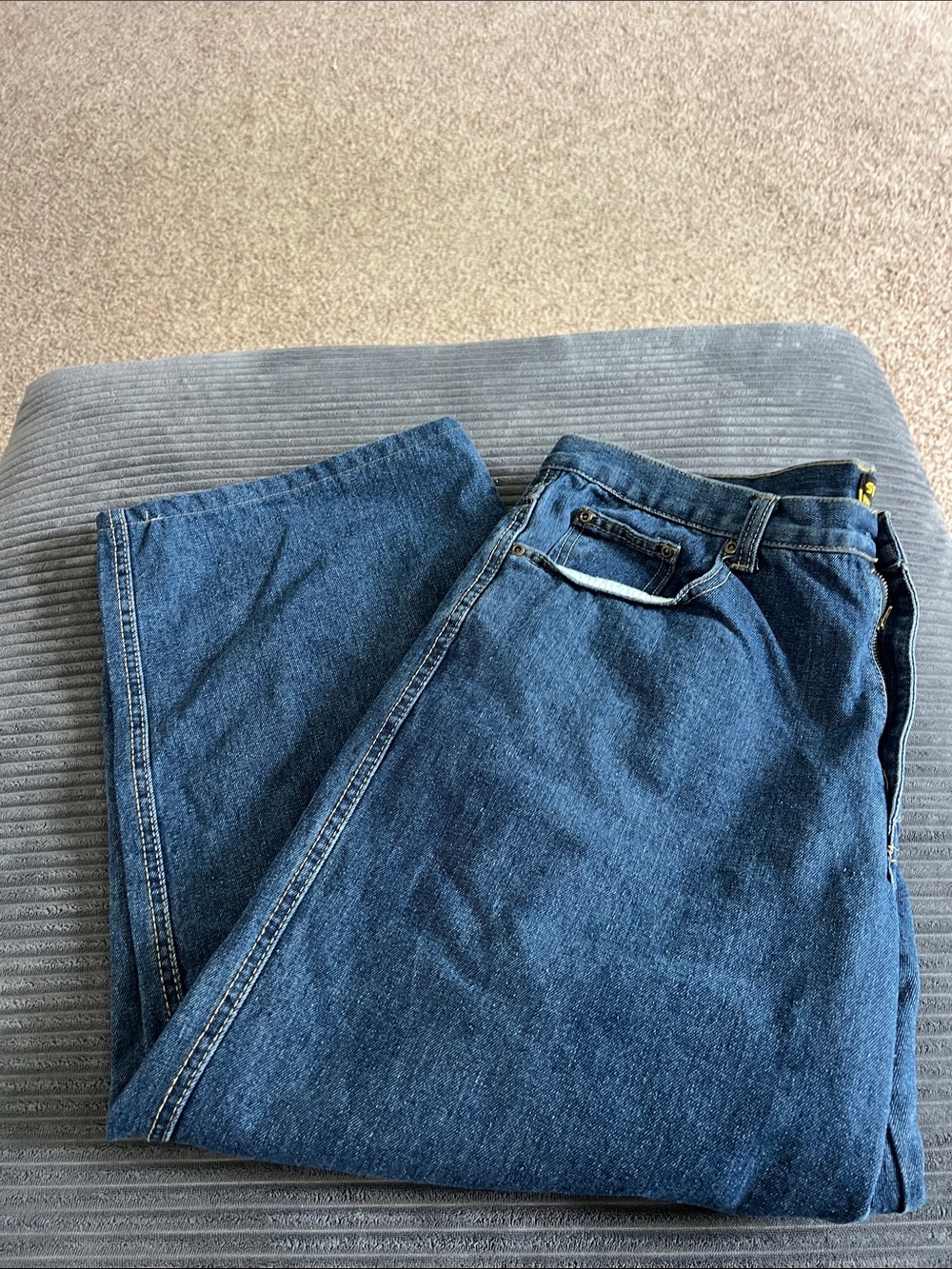 Stanley Men's Classic Blue Relaxed Jeans
